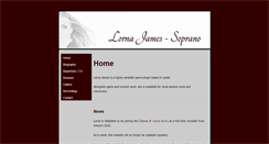 Desktop Screenshot of lornajames.com